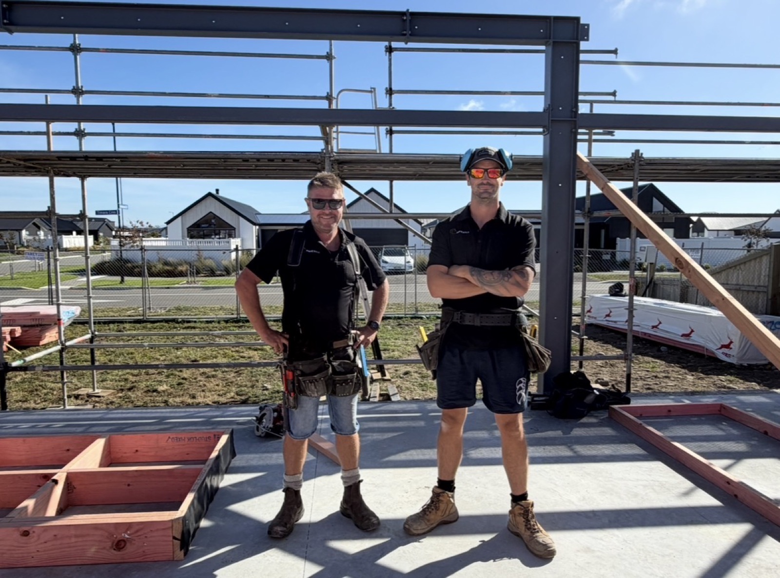 The Forte owners on site