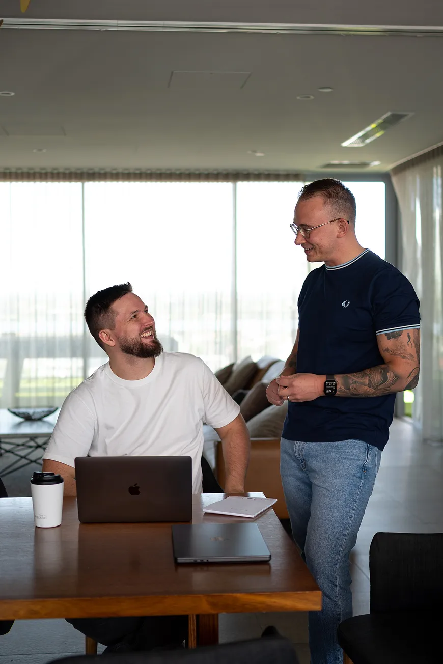 Pareto Creative working session with a client