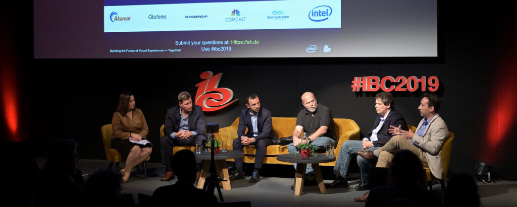 Panel discussion on the IBC 2019 stage