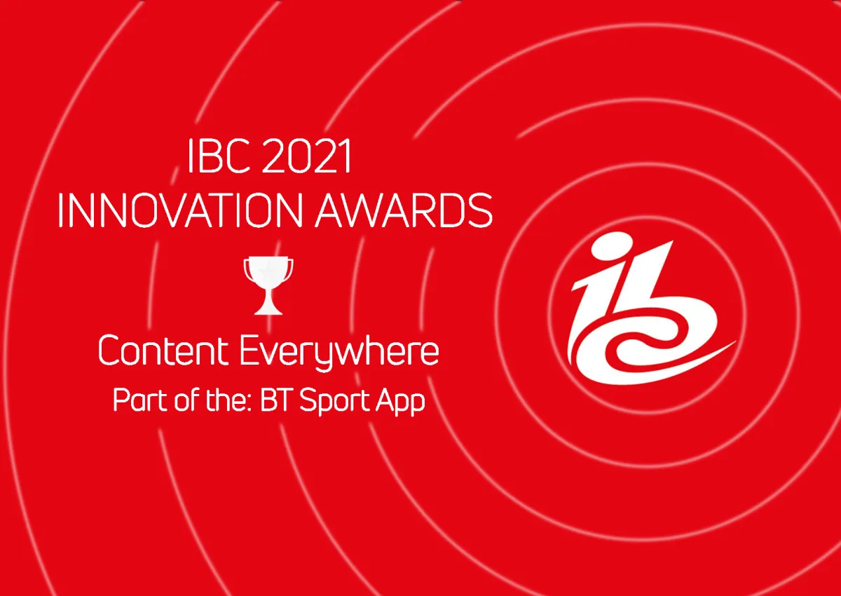 BT Sport's App received the Content Everywhere IBC2021 Innovation Awards, with the help of Tiledmedia's High Quality VR Solution, among other
