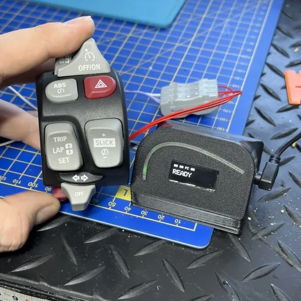 BMW Motorcycle switchgear being bench tested