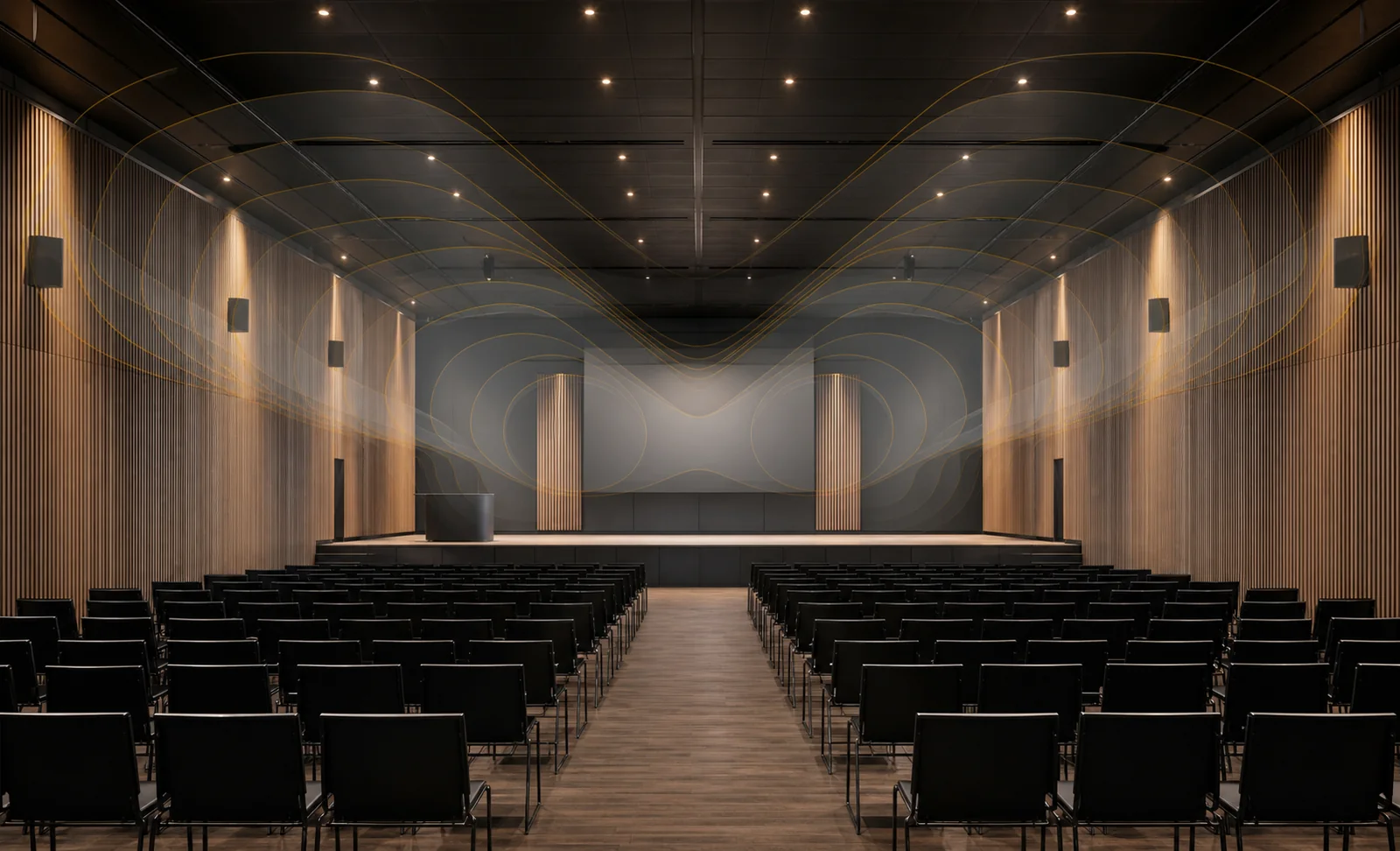 Conceptual sound-system coverage study