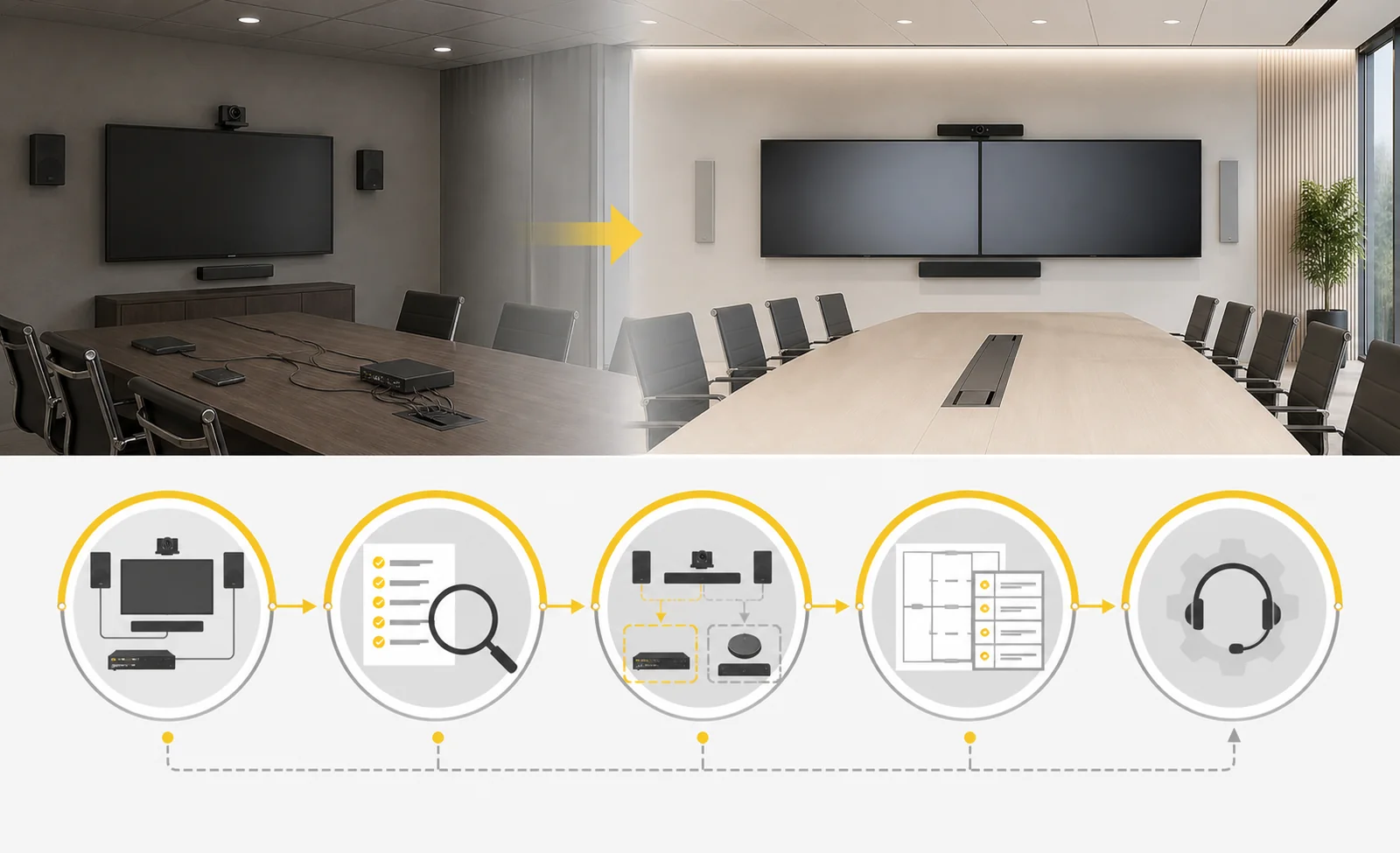 Conceptual AV modernization assessment workflow