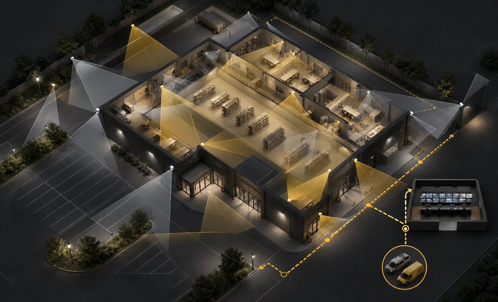 Conceptual video-surveillance coverage design