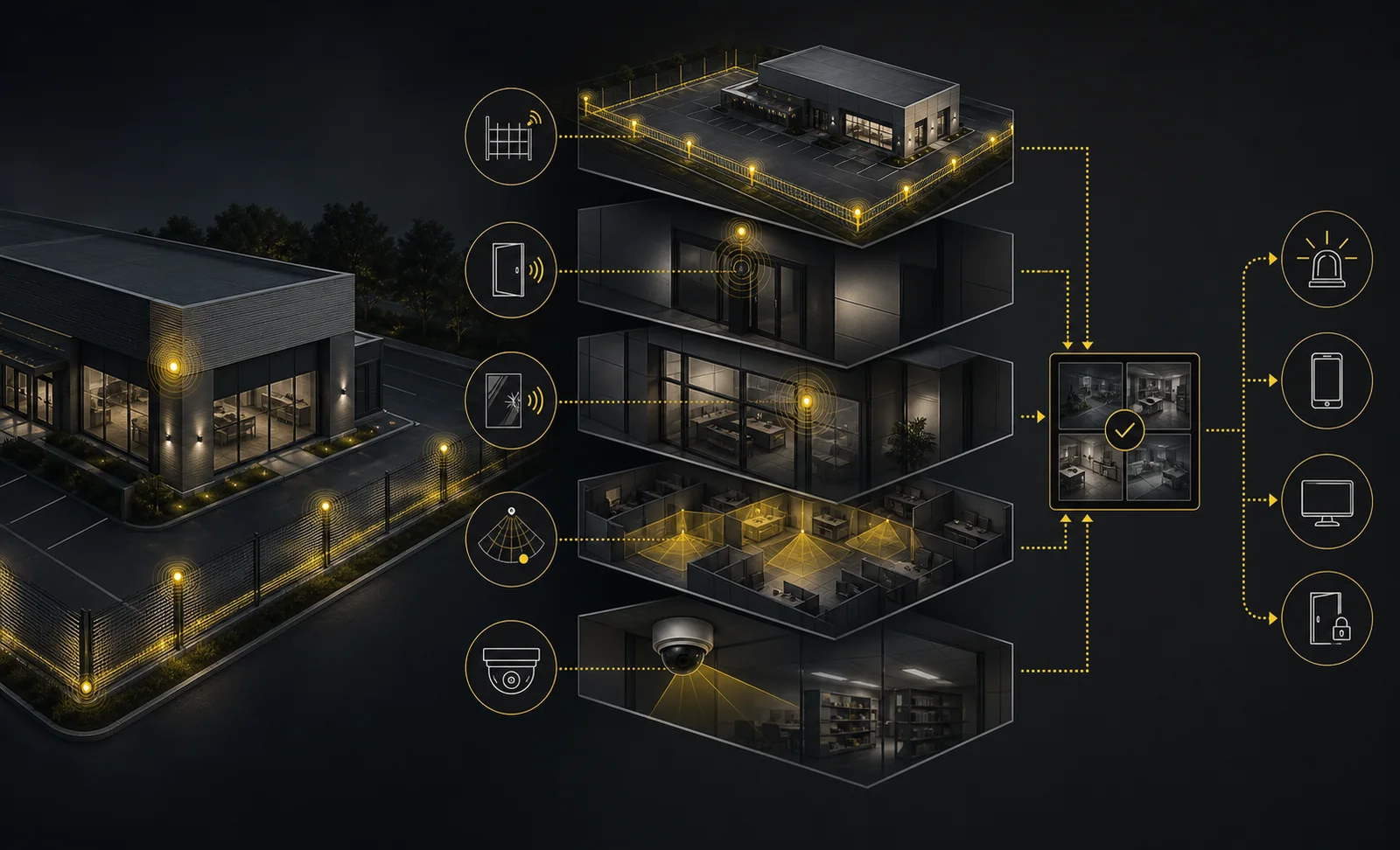 Conceptual intrusion detection and response workflow