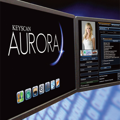 Keyscan Aurora access control software interface