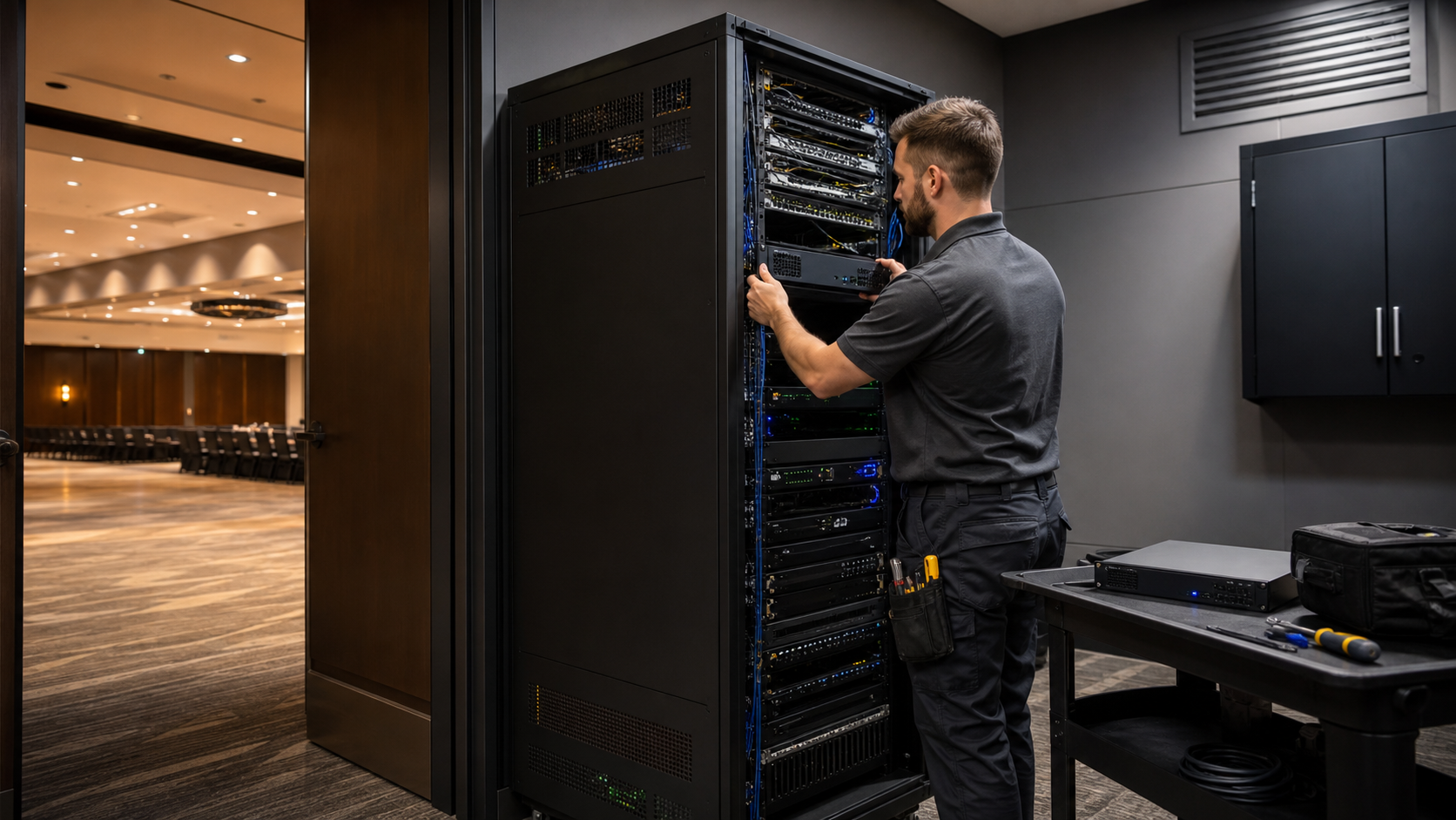Conceptual four-stage AV modernization path: assess, preserve, modernize, and support