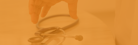 Hand reaching for a stethoscope