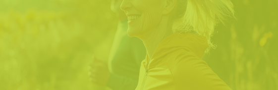Woman running outdoors — longevity and healthy aging