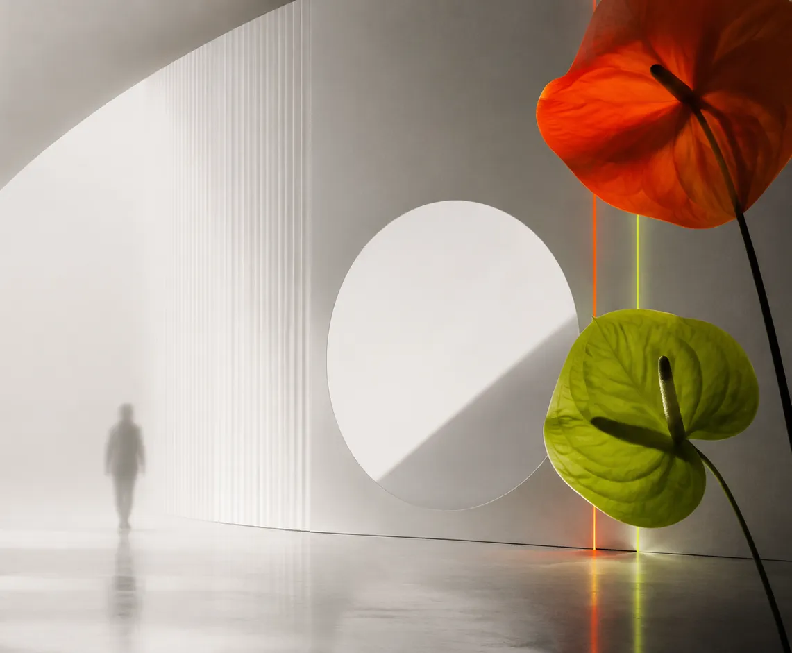 Abstract interior — hormone therapy section