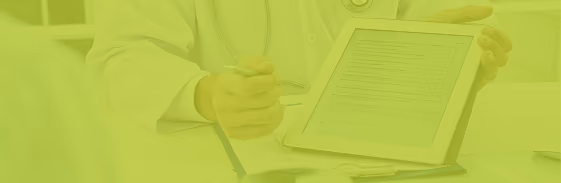 Doctor with a tablet and stethoscope