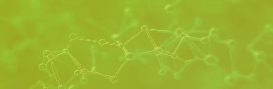 Abstract molecular network — executive performance section