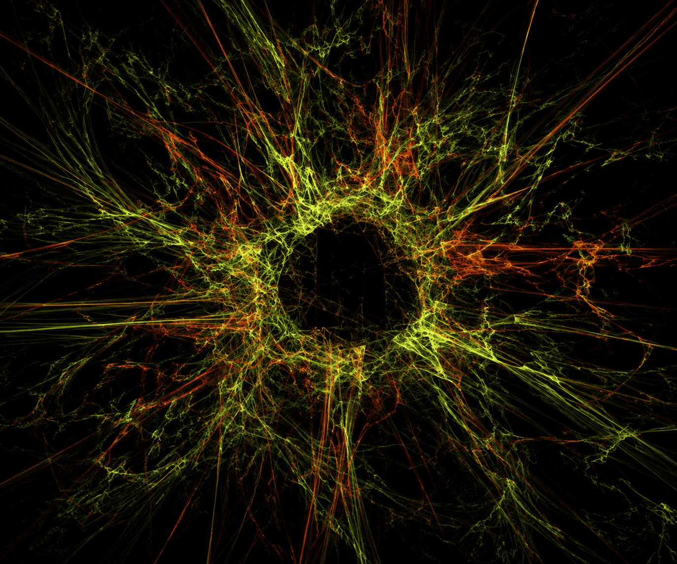Abstract fractal — stress and burnout section