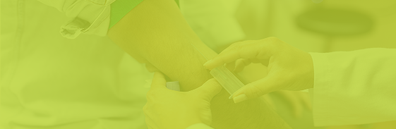 Applying a patient wristband in a clinic