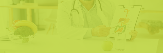 Doctor explaining the digestive system — detox support