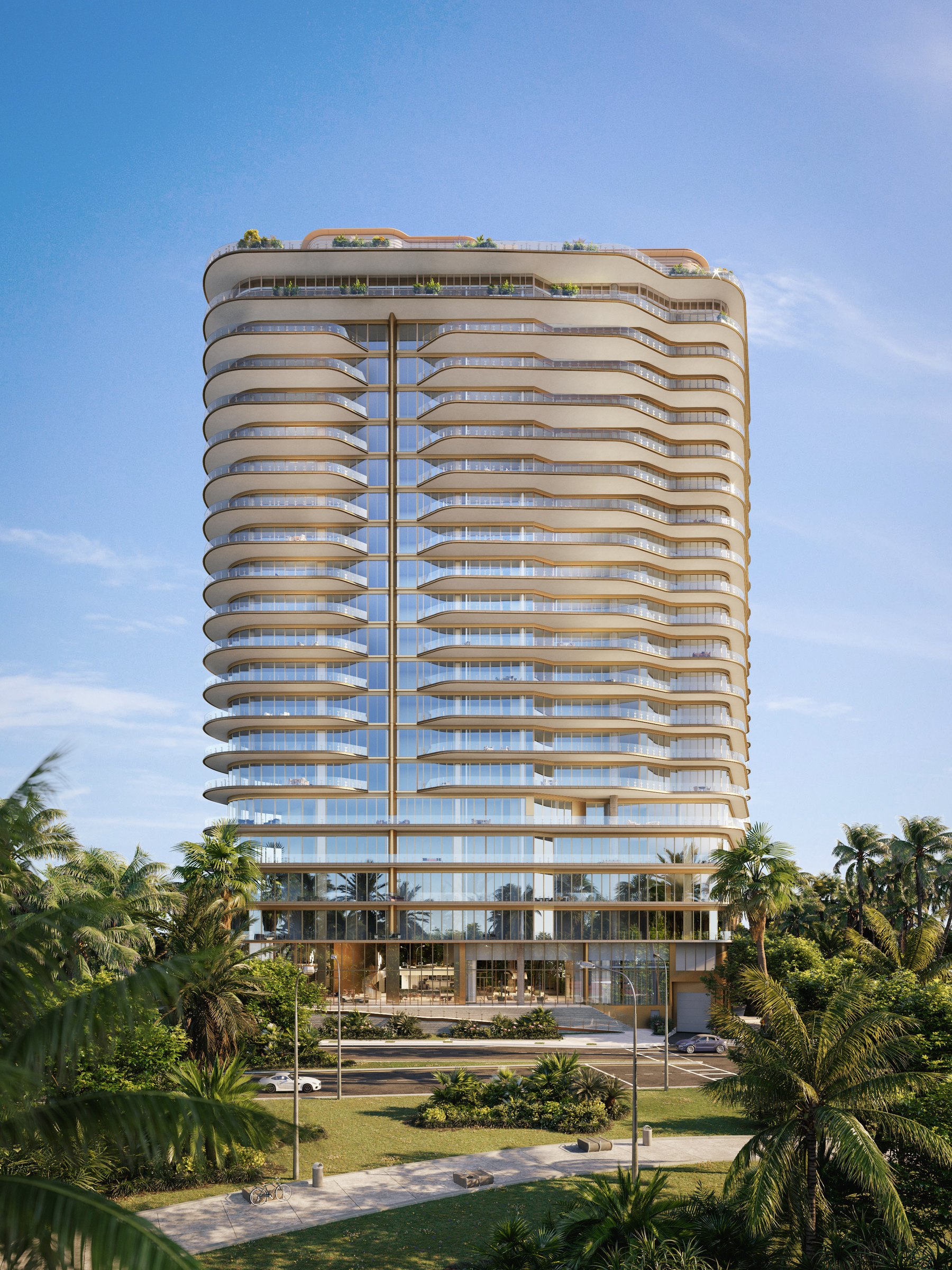 Four Seasons Private Residences Coconut Grove exterior rendering