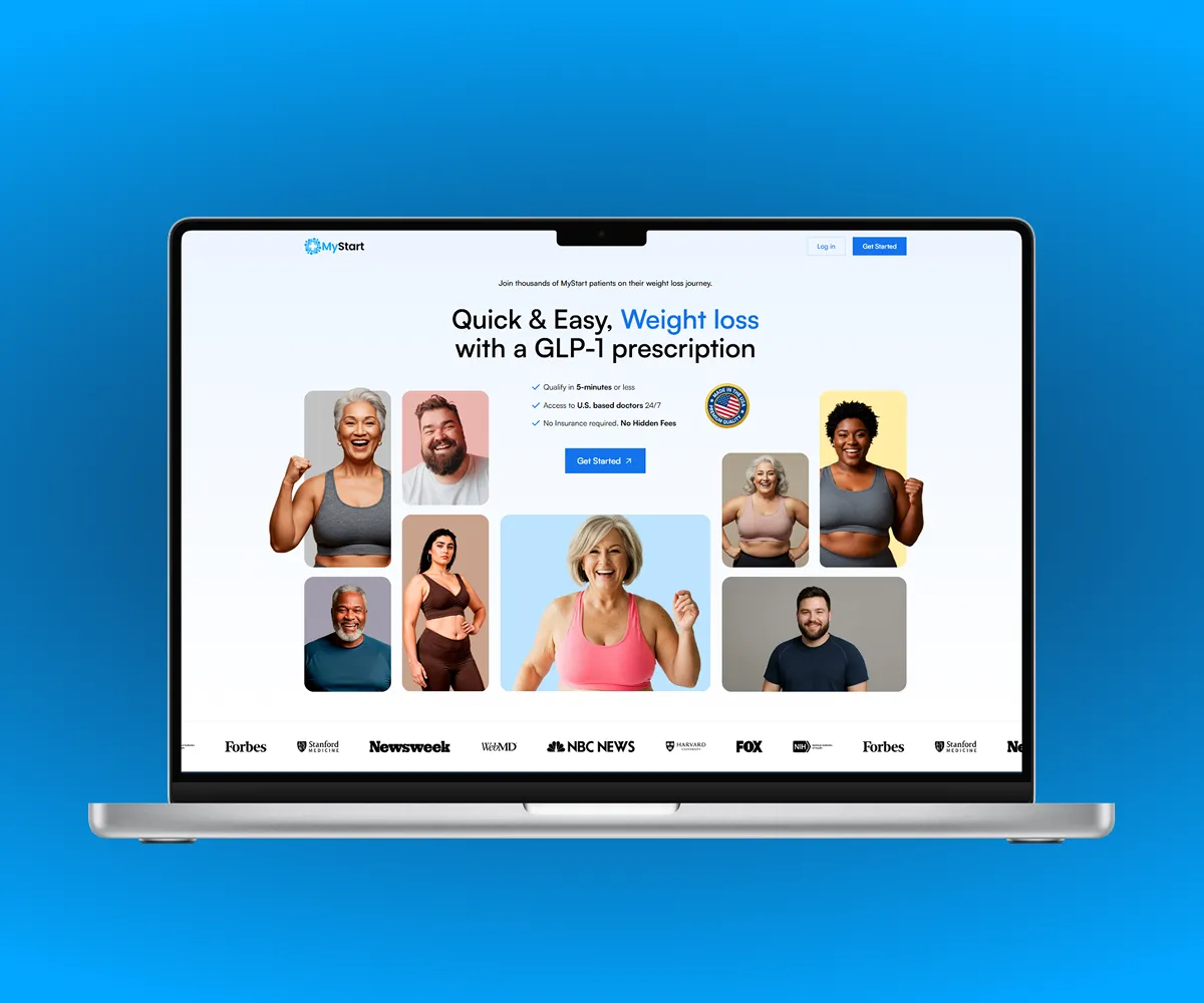 MyStart Health laptop