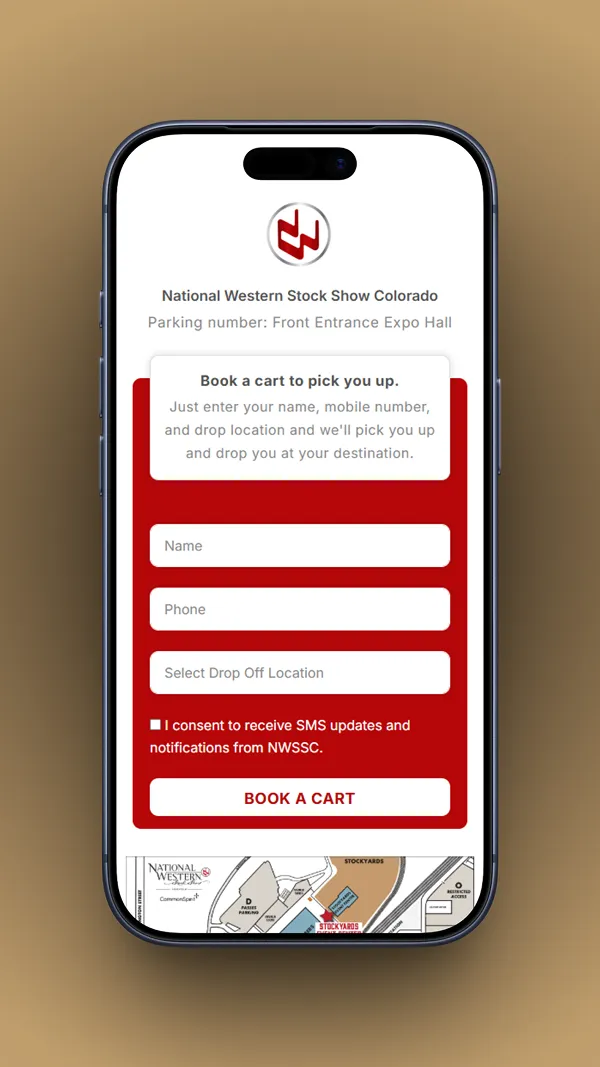 National Western Stock Show mobile screen