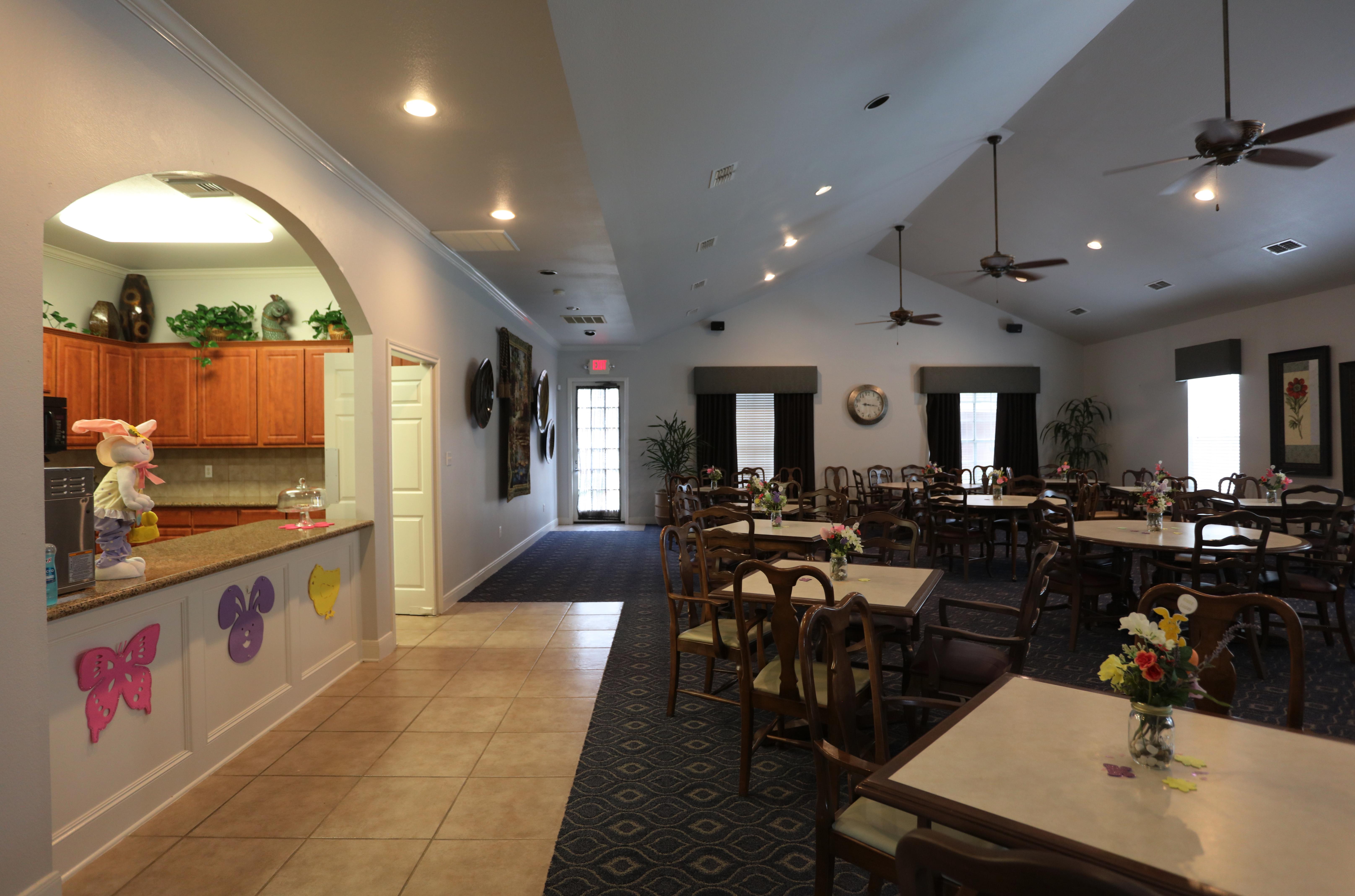Community lounge area
