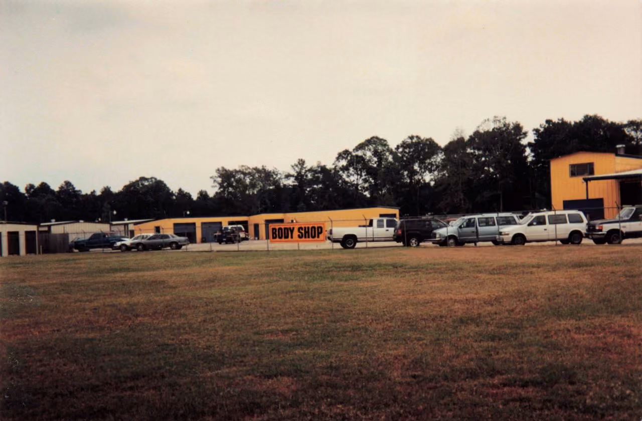 Kenneth's Car Care team in front of the Kingwood, TX collision & mechanical shop