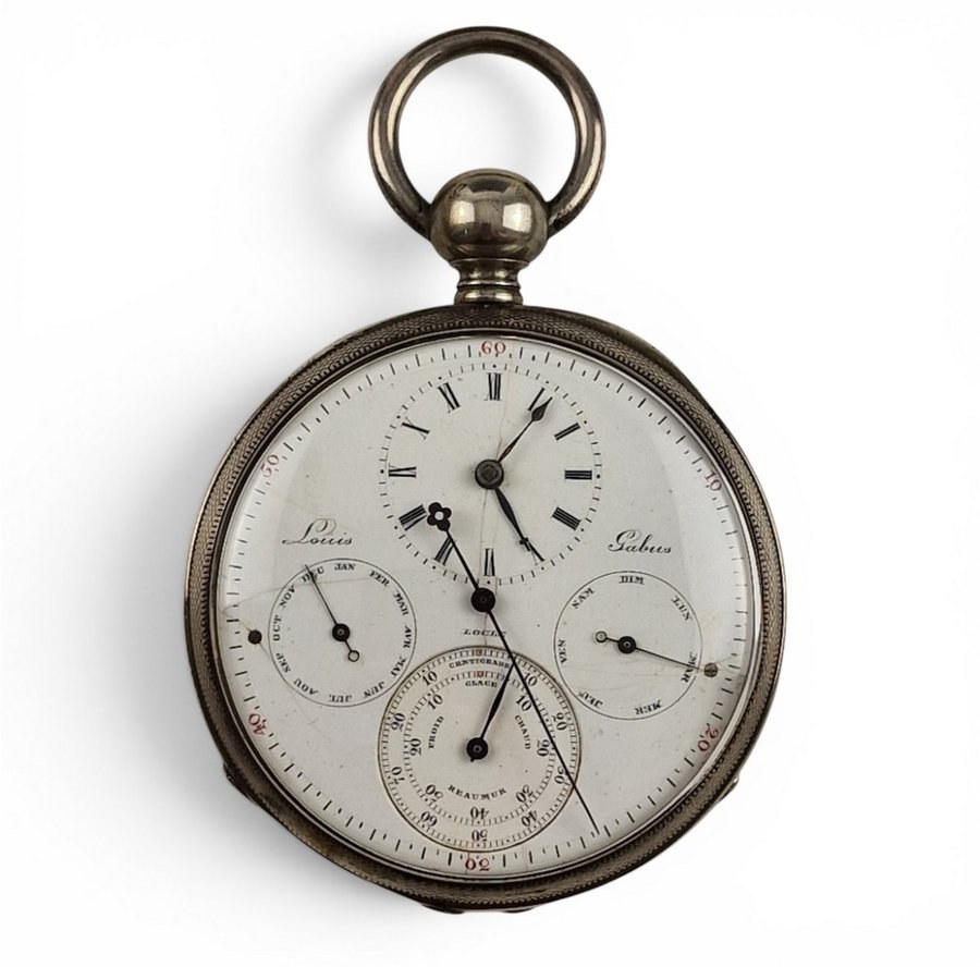 Double-Calendar Chronometer with Thermometer