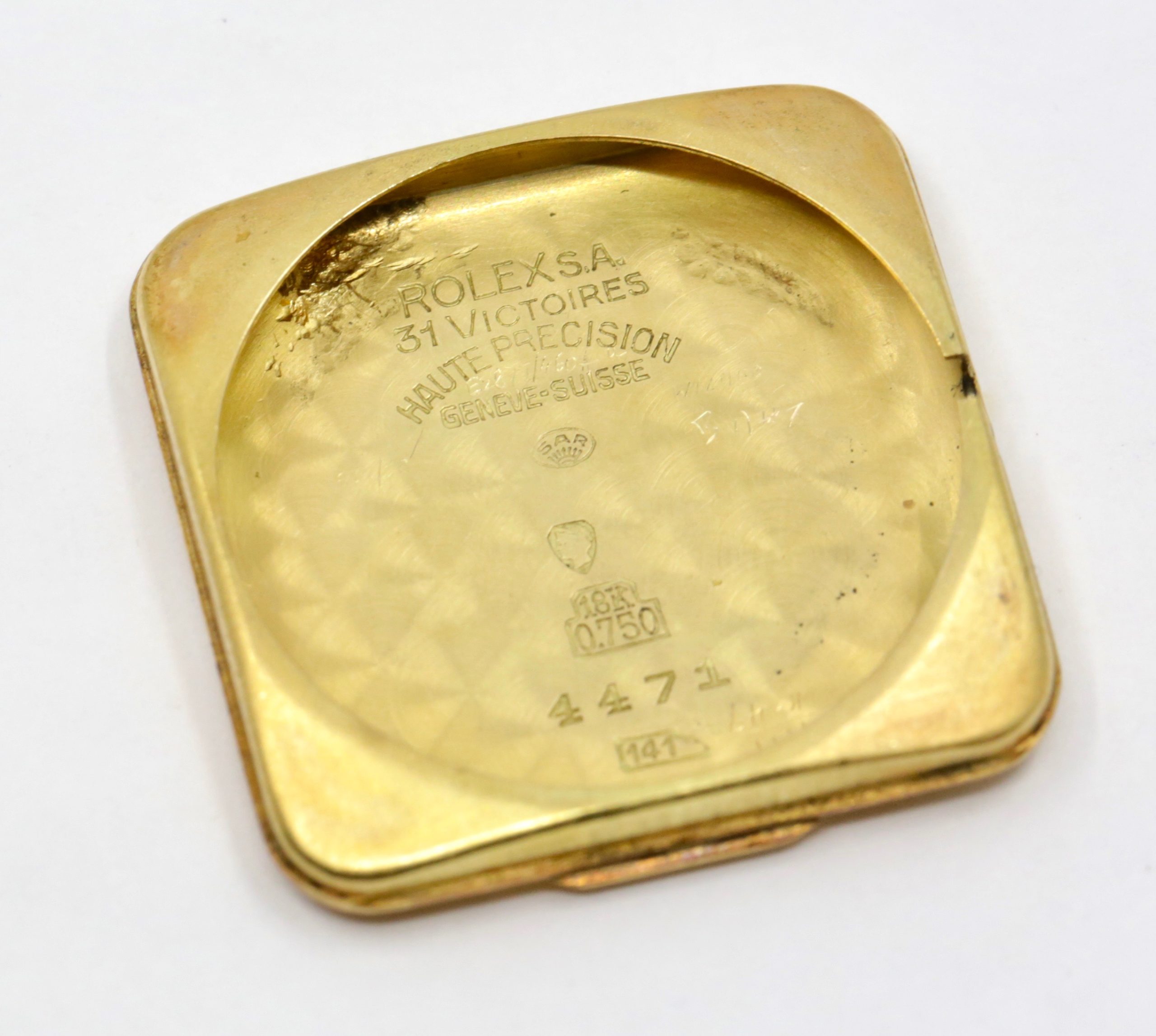Rolex Ref. 4471, 18ct rose gold, Gabus Frères case