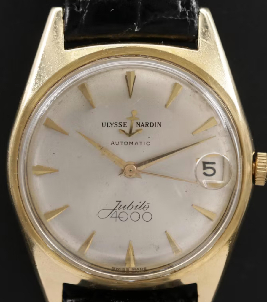 Ulysse Nardin Jubilé 4000 dial; caseback mark documented in the auction catalogue