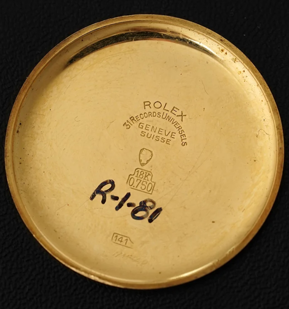 Rolex Ref. 3167 chronomètre, 1937, two-tone 18kt gold case with Hammerhead №141