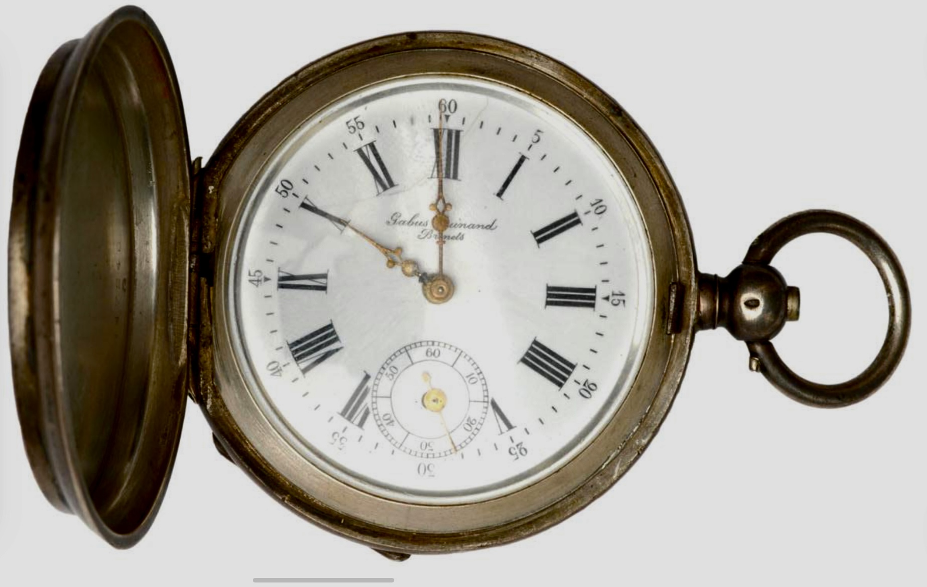 Gabus-Guinand prize watch caseback, «ZA OTLICHNUYU STRELBU»