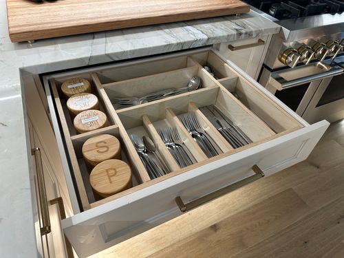 Custom drawer organizer