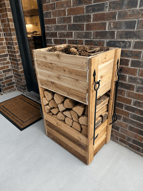 Cedar firewood station