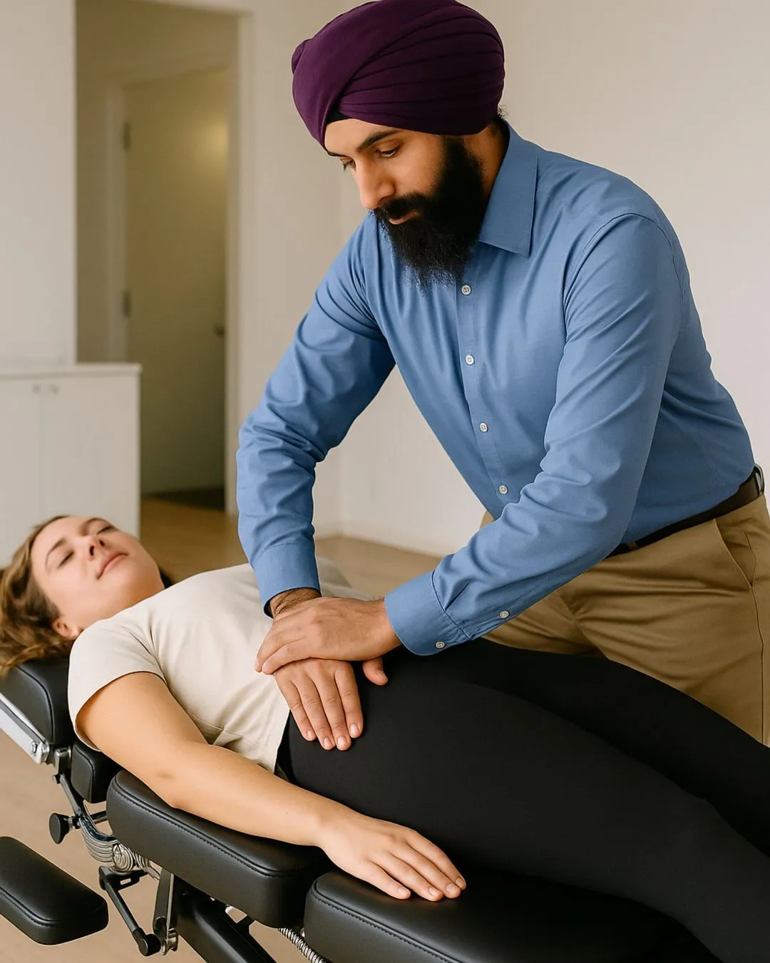 Lower back and hip care at Back Space Chiropractic