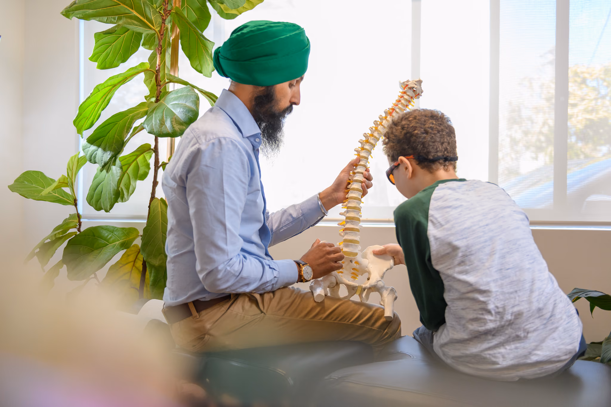A movement assessment at Back Space Chiropractic