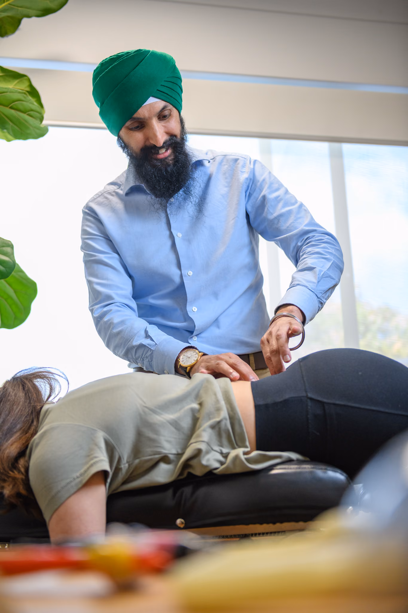Lower back and hip care at Back Space Chiropractic