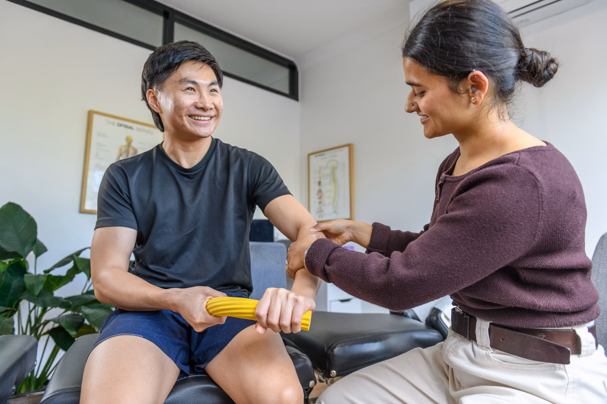 Movement assessment at Back Space Chiropractic