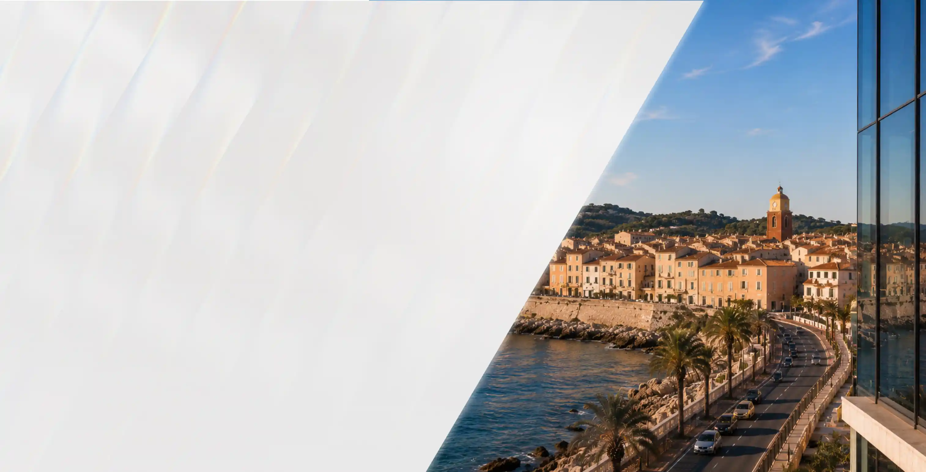 Villa du golfe de Saint-Tropez équipée de films solaires sur ses baies vitrées