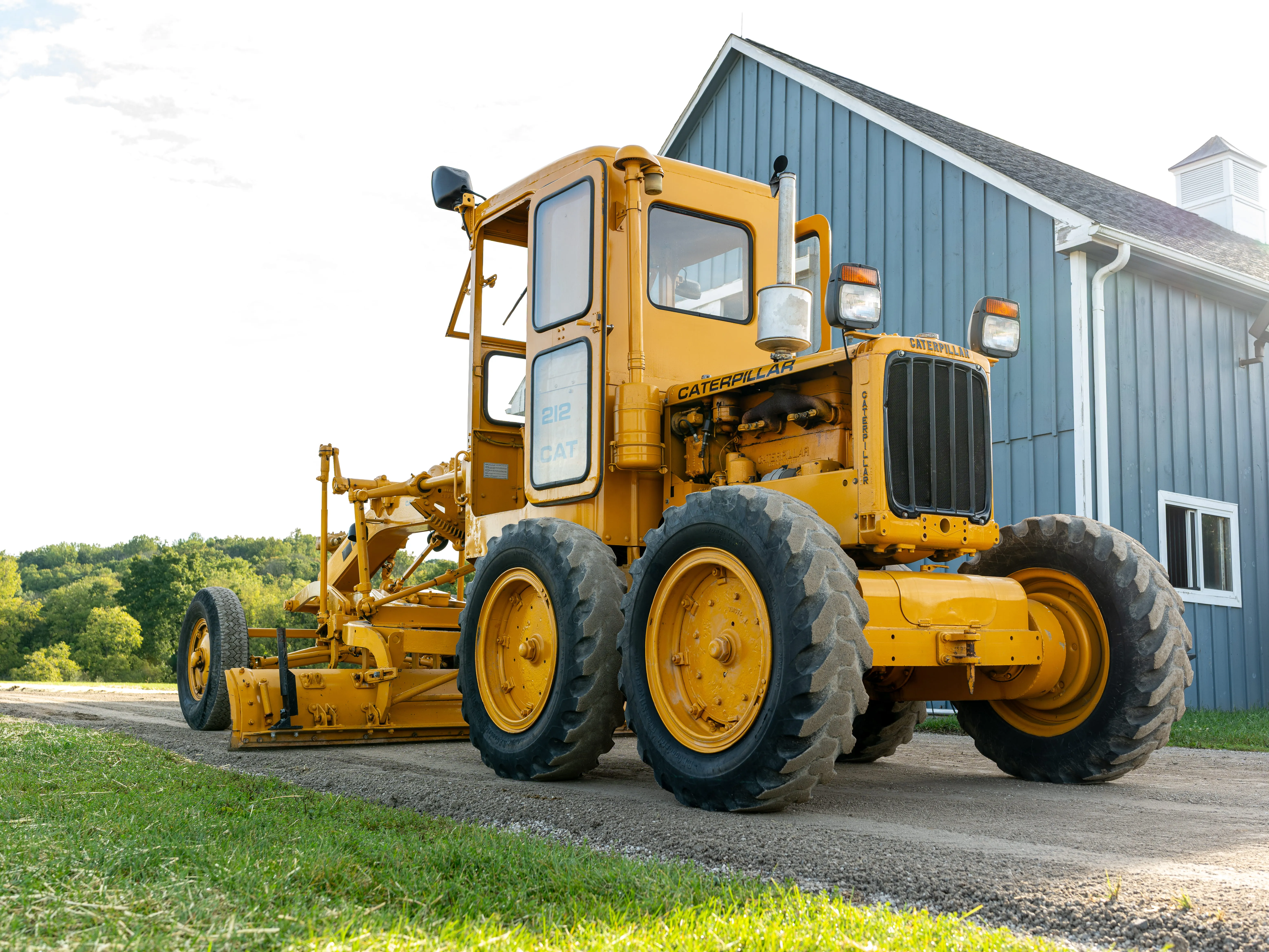 Historic grader used by Wantage Excavating, a family-owned excavation company serving Hamburg, NJ and Northern New Jersey since 1964.