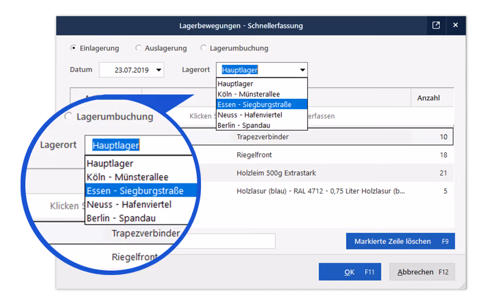 Einfach buchen mit orgaMAX