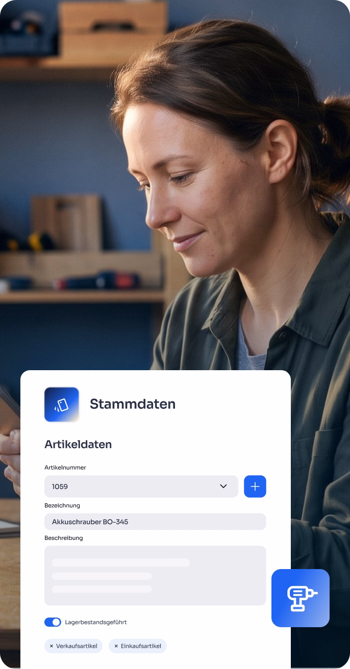 Prozessgrafik Warenwirtschaft, Schritt 1