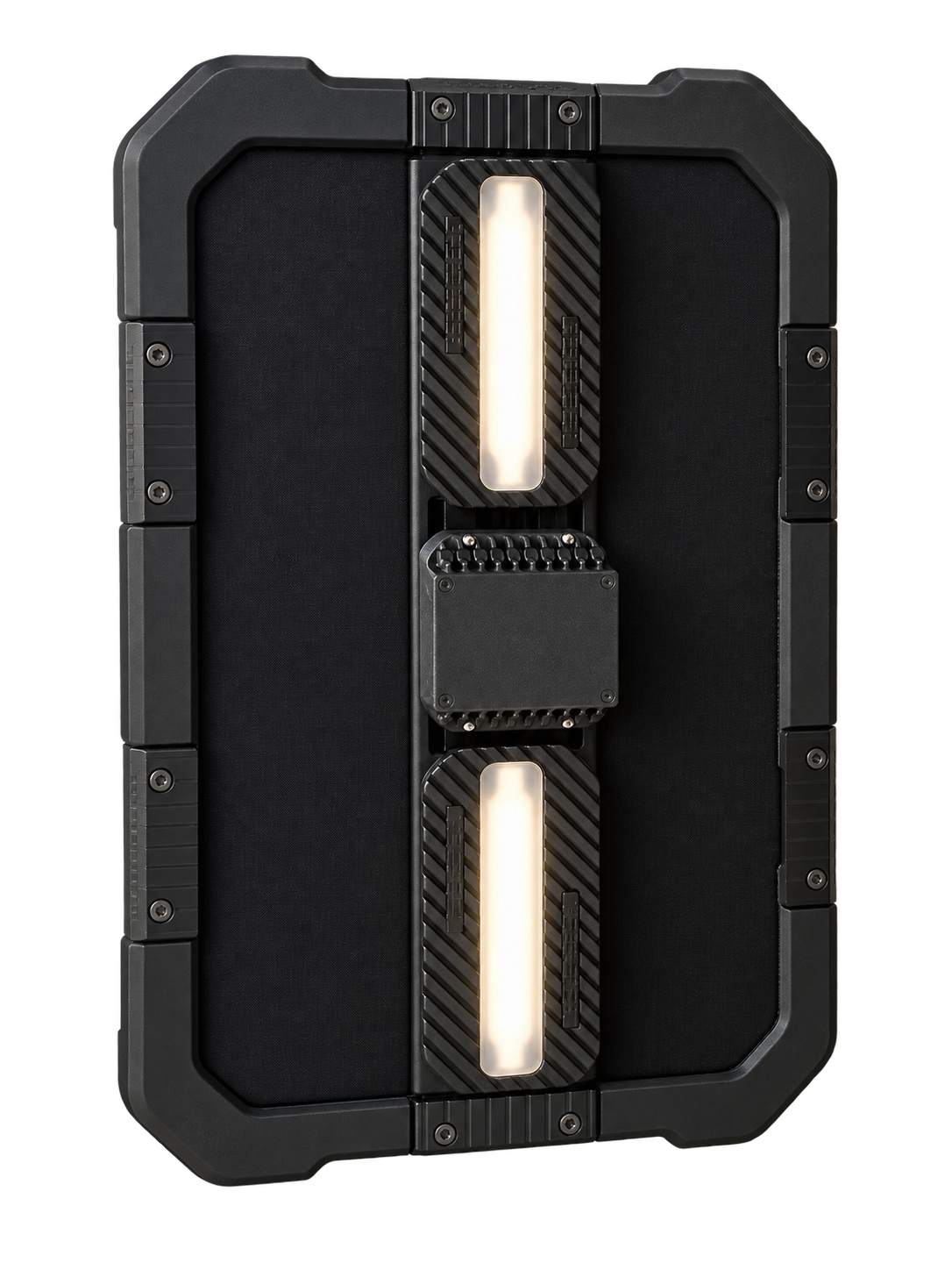 PACPROTECT Mini shield with two illuminated vertical LED lights above and below its central unit