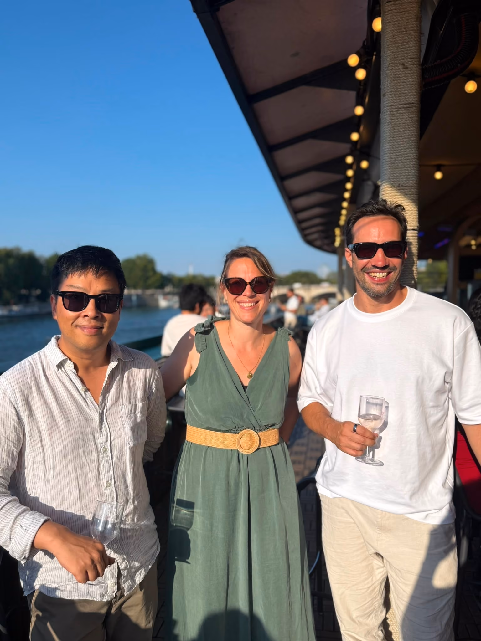 VG, Delphine et Luca, membres de l'équipe Ma Bonne Fée