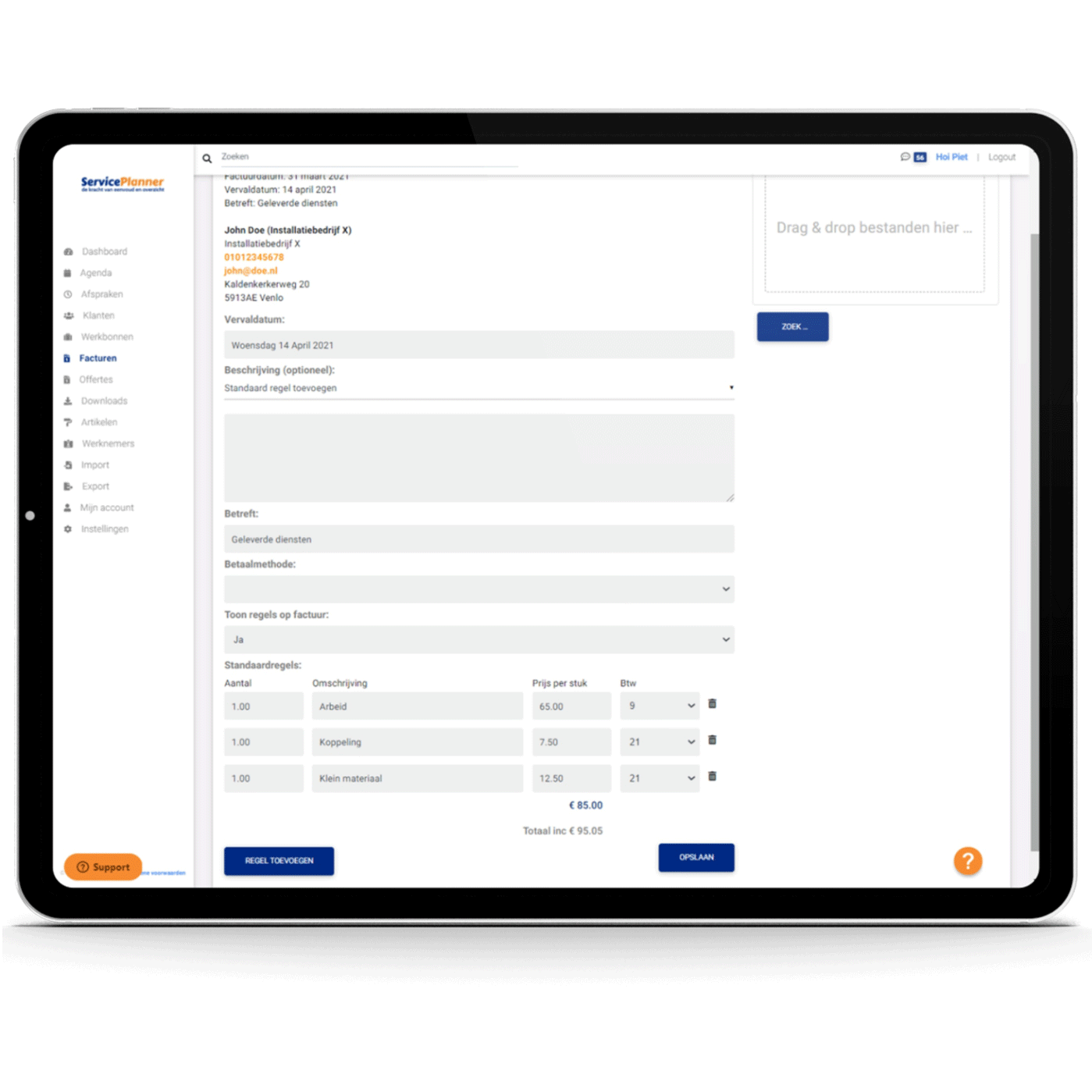 Van offerte naar factuur: hoe planning software die stap automatiseert