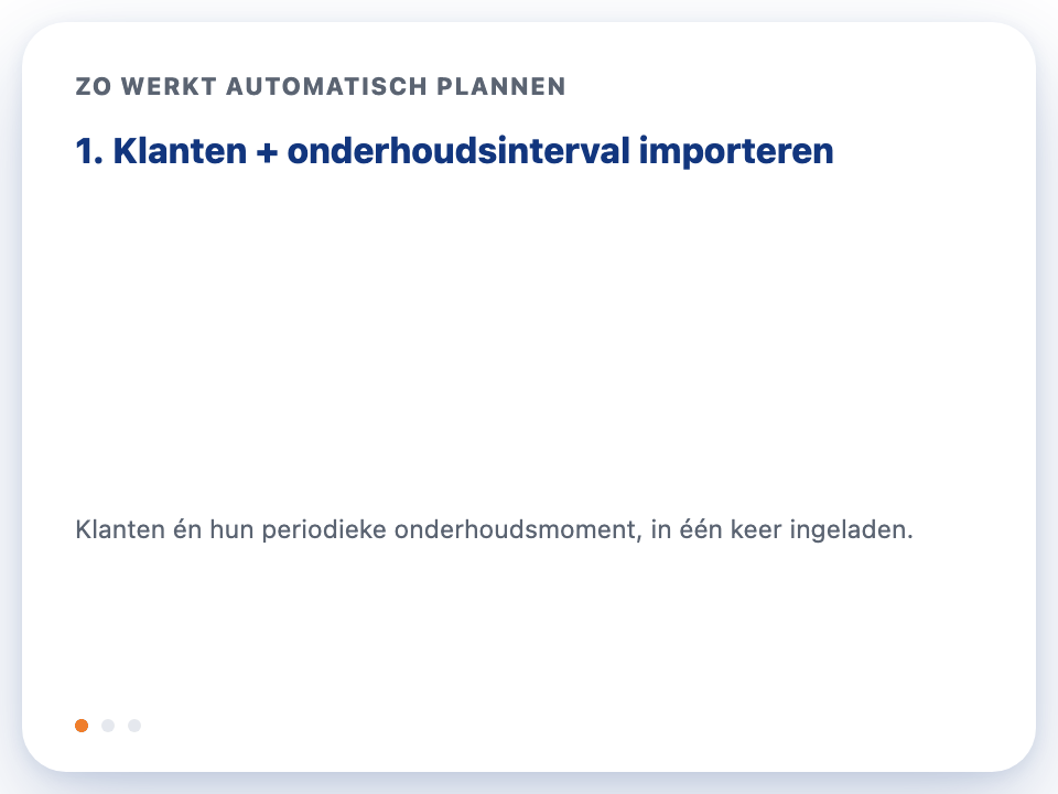 Planningssoftware voor HVAC installateurs.