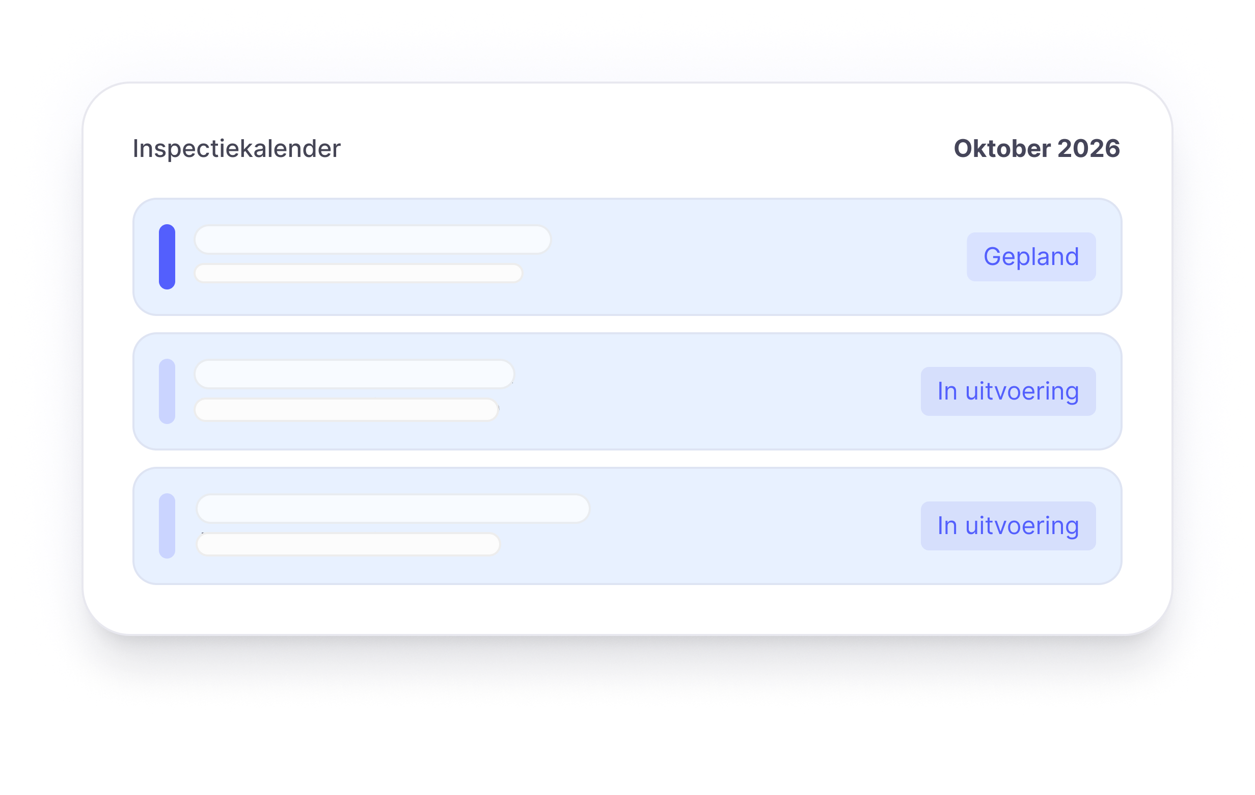 Plan iedere controle automatisch.