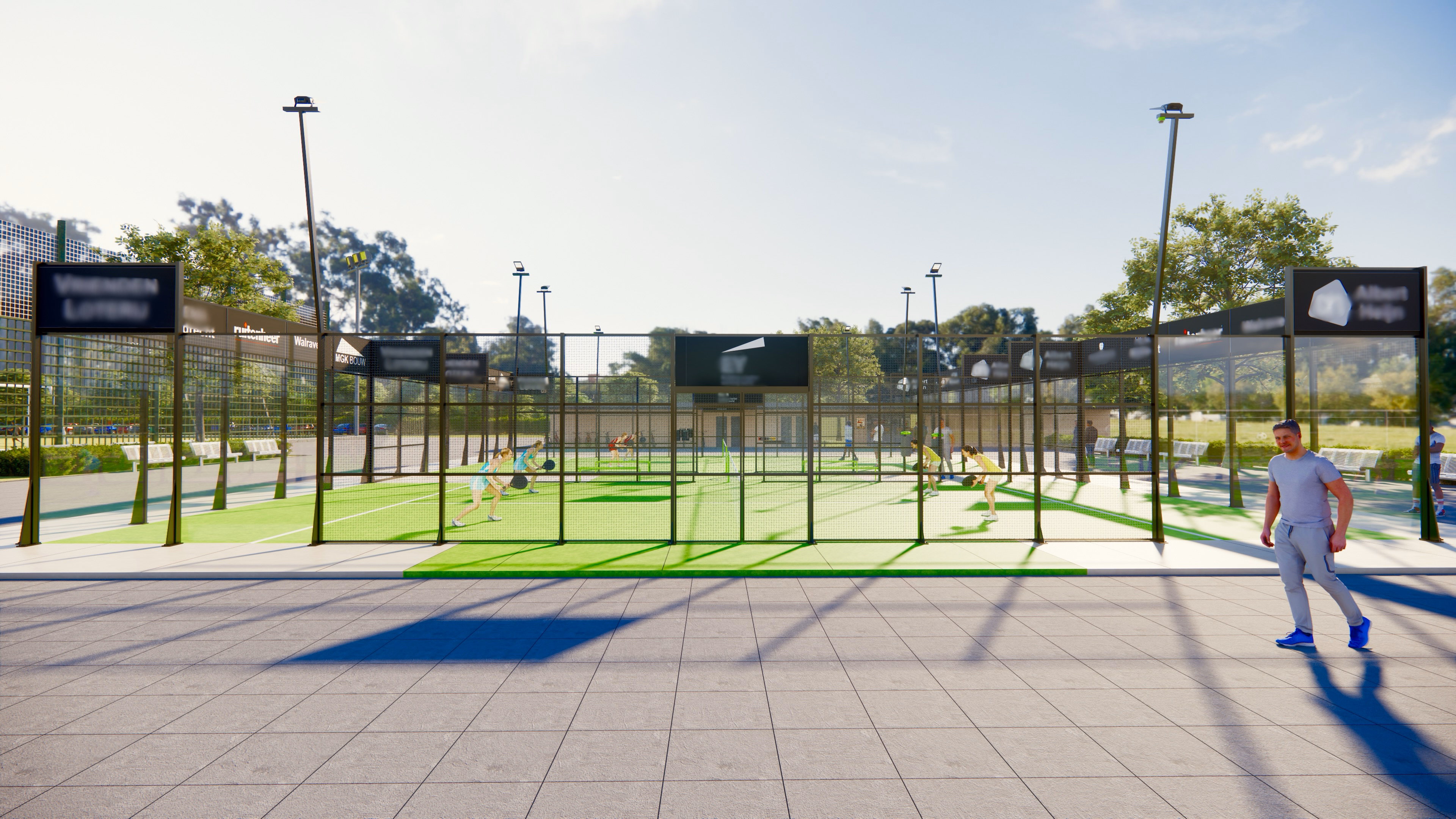 Voorbeeldweergave van de PadelBoks