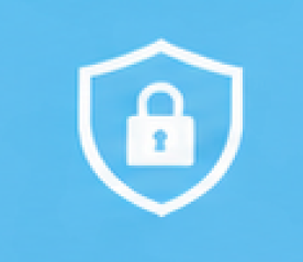 Shield and lock icon