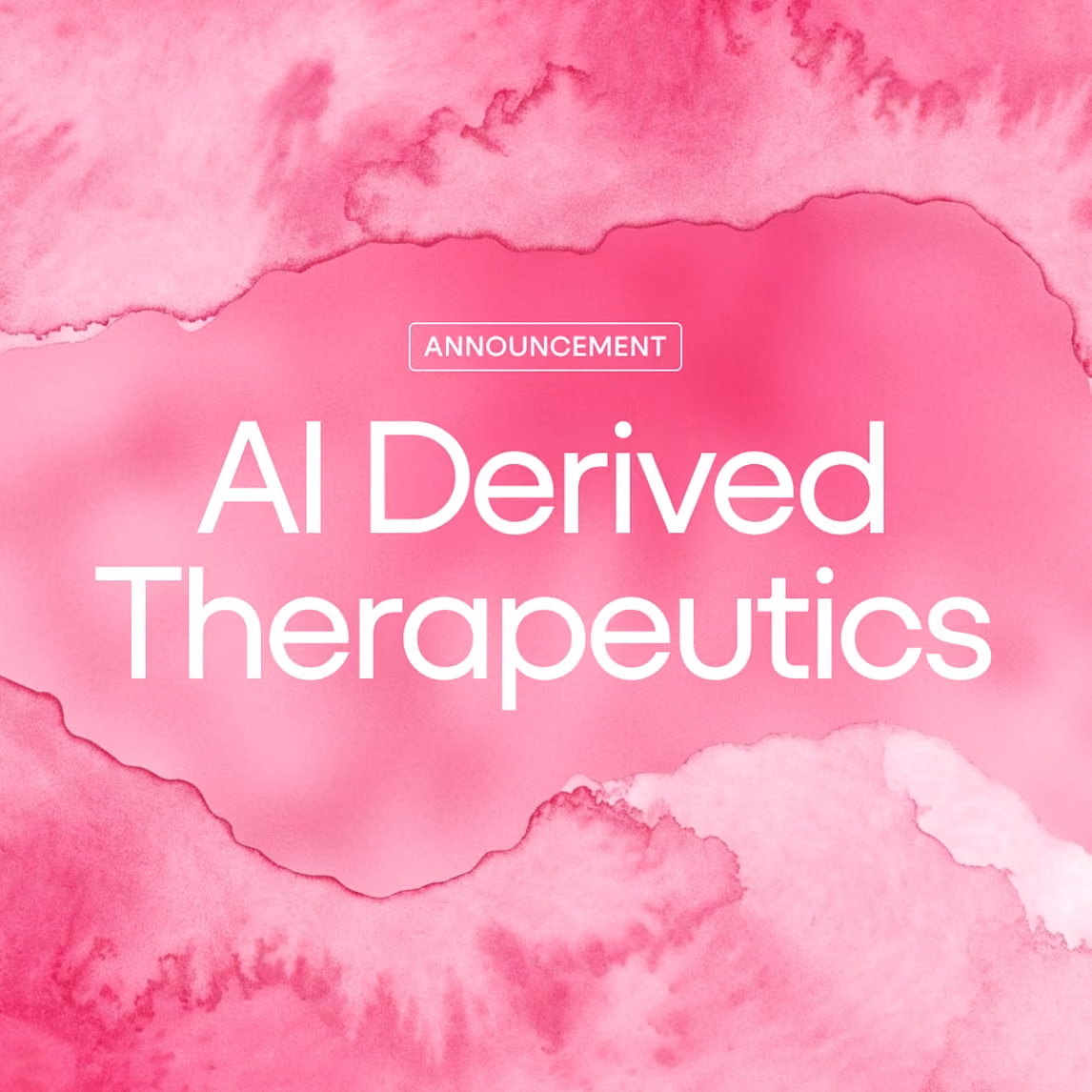 AI-derived therapeutics pipeline