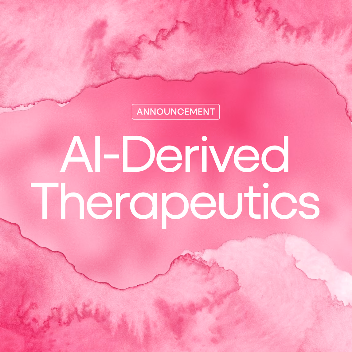 AI-derived therapeutics pipeline