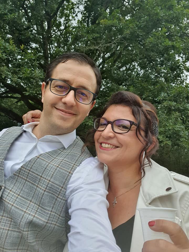 Céline et Vincent, propriétaires du Château l'Escale
