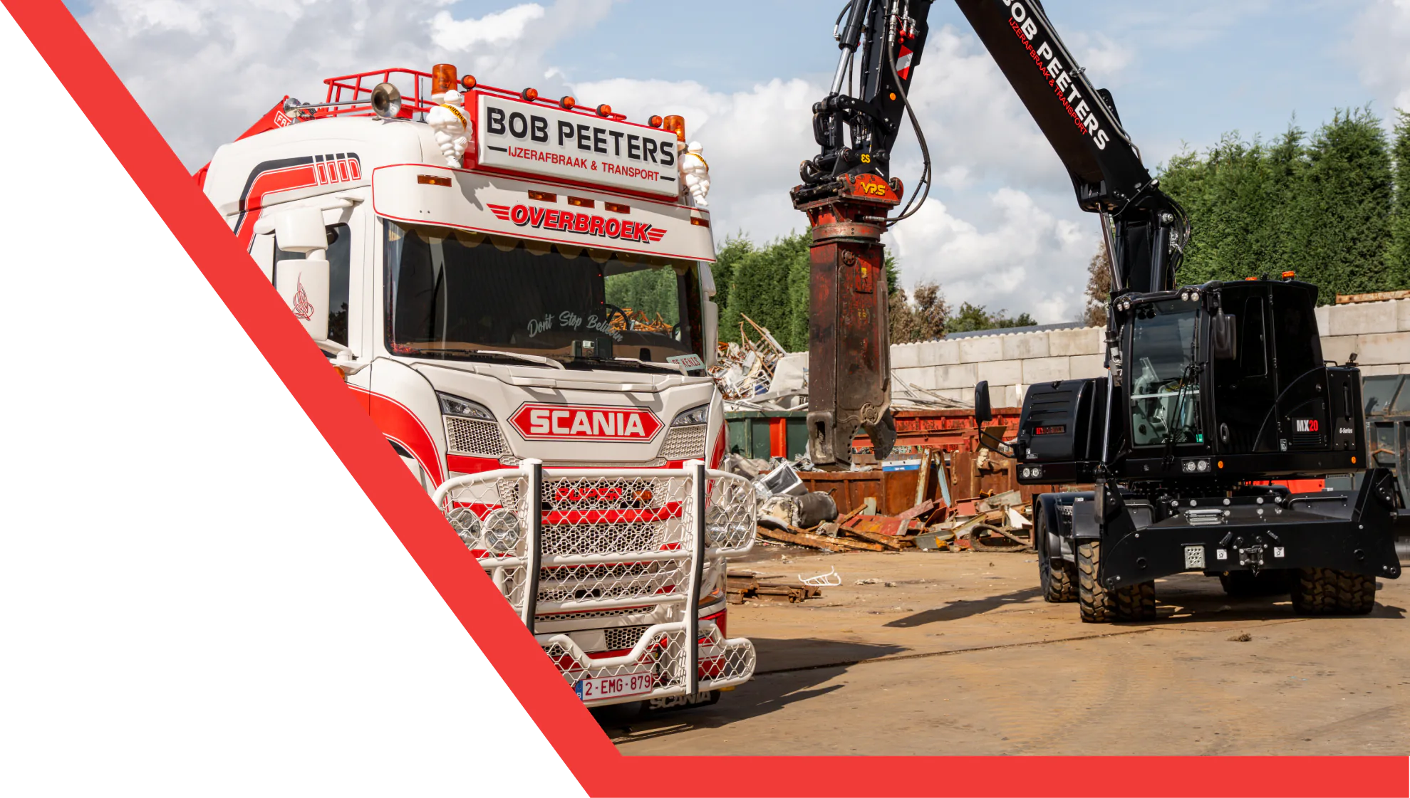 Vrachtwagen Bob Peeters